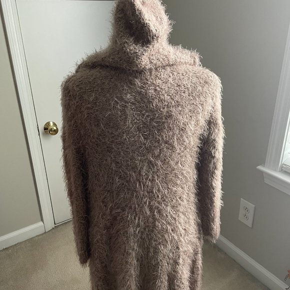 Poof Open Front Hooded Cardigan - SzS - Picture 2 of 4